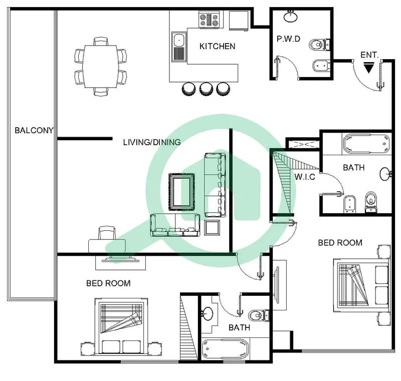 2 BedRoom Apartment for Sale